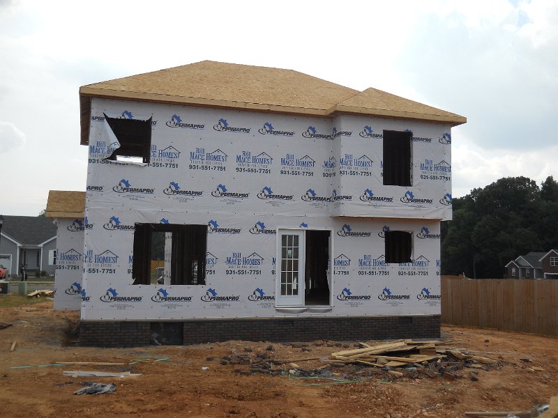 Framed House Rear